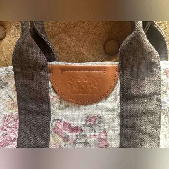See by Chloe Floral Canvas Tote Bag - Picture 6 of 6